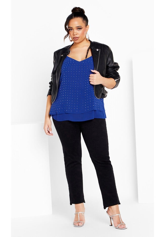 Strappy Nail Top - lapis, BLUE, on-hover image number 1