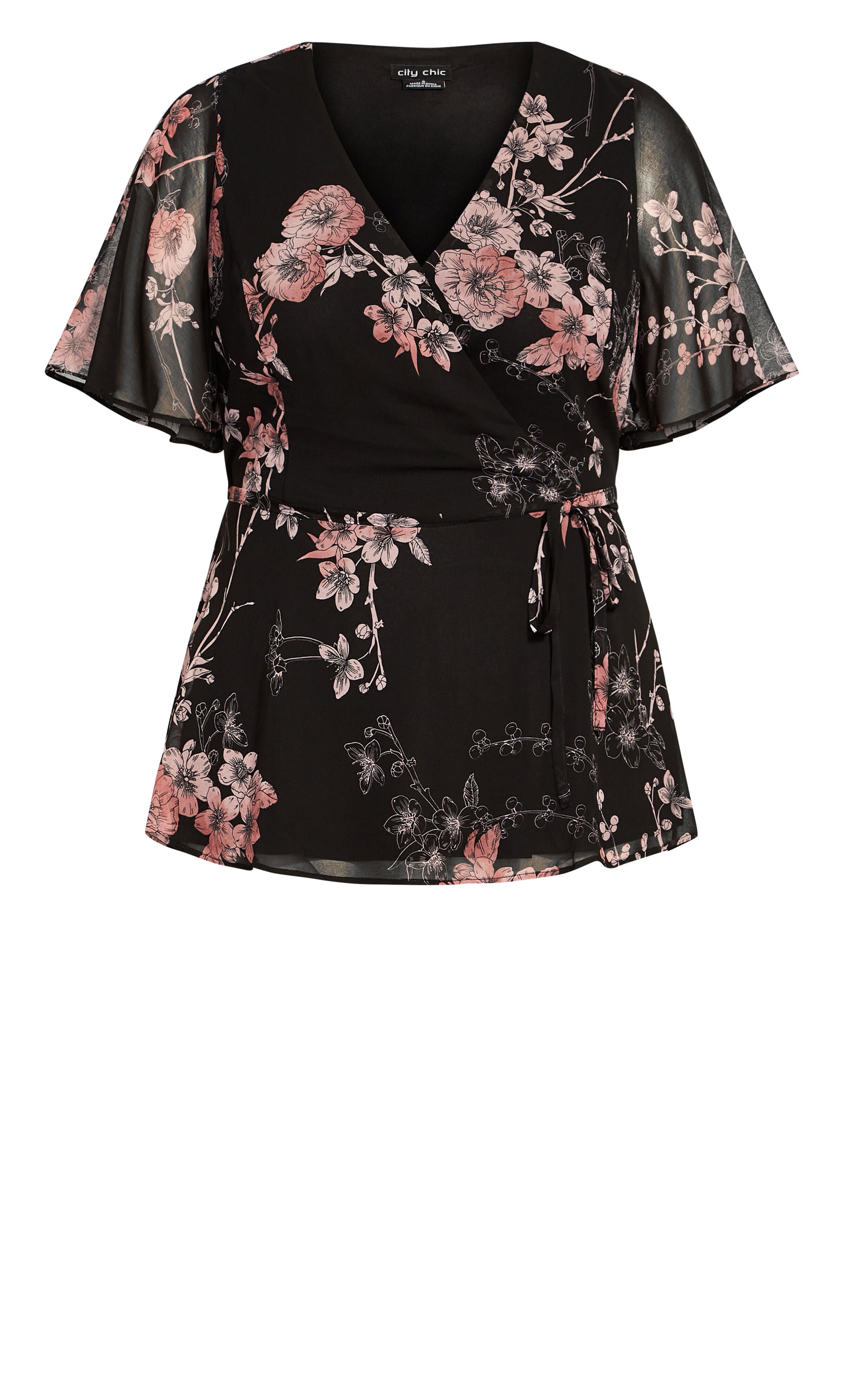 Blossom Love Top - black, BLACK, alternate image number 4