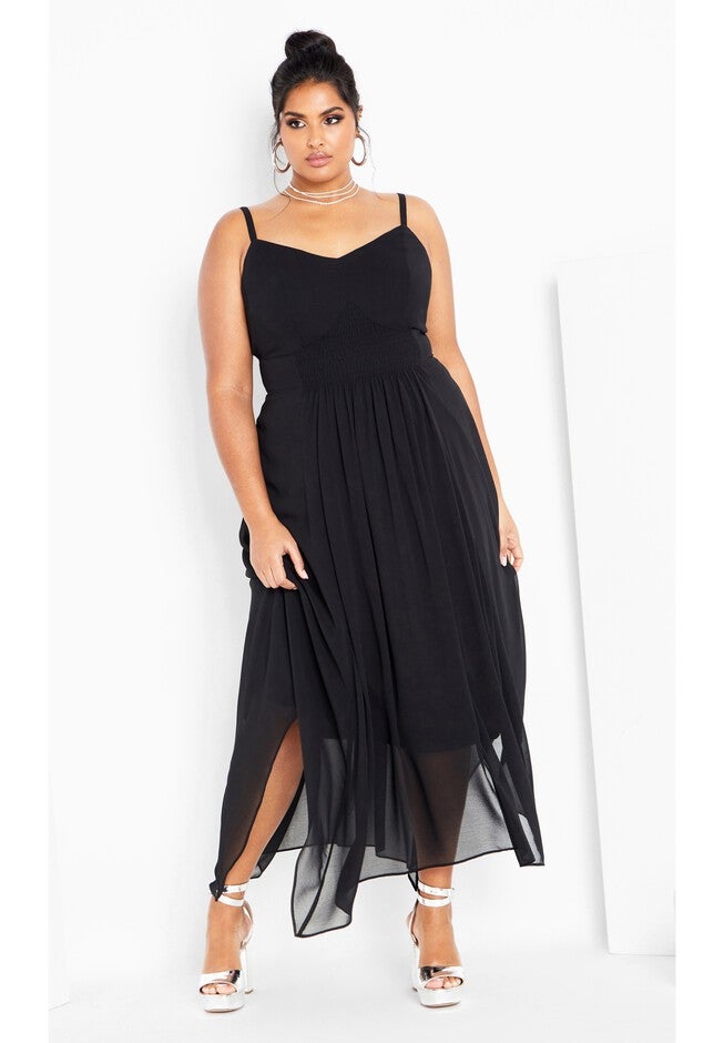 Maxine Maxi Dress - black, BLACK, hi-res image number 0