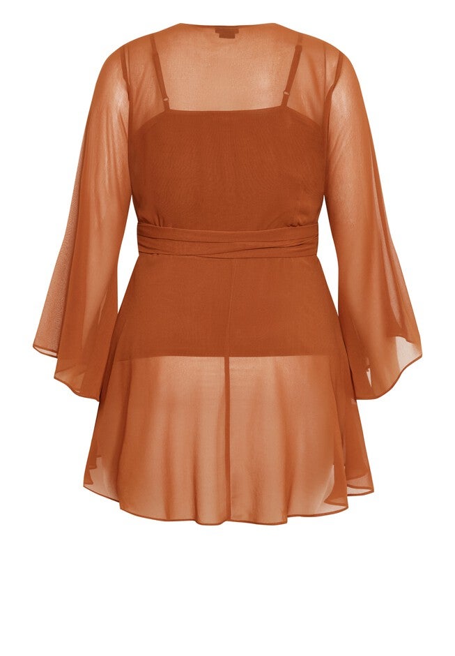 Fleetwood Tunic - ginger, ORANGE, alternate image number null