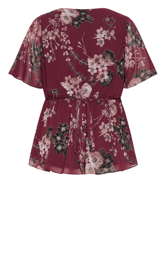 Blossom Love Top - ruby, RED, alternate image number 6