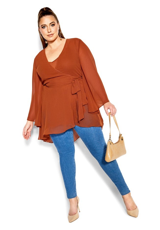 Fleetwood Tunic - ginger, ORANGE, on-hover image number null
