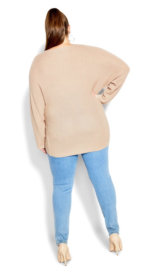 Romance Sweater - soft sand, BEIGE, alternate image number 4