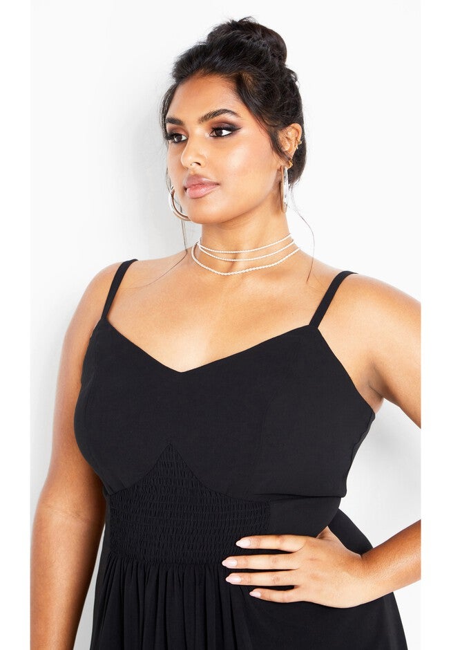 Maxine Maxi Dress - black, BLACK, alternate image number 4