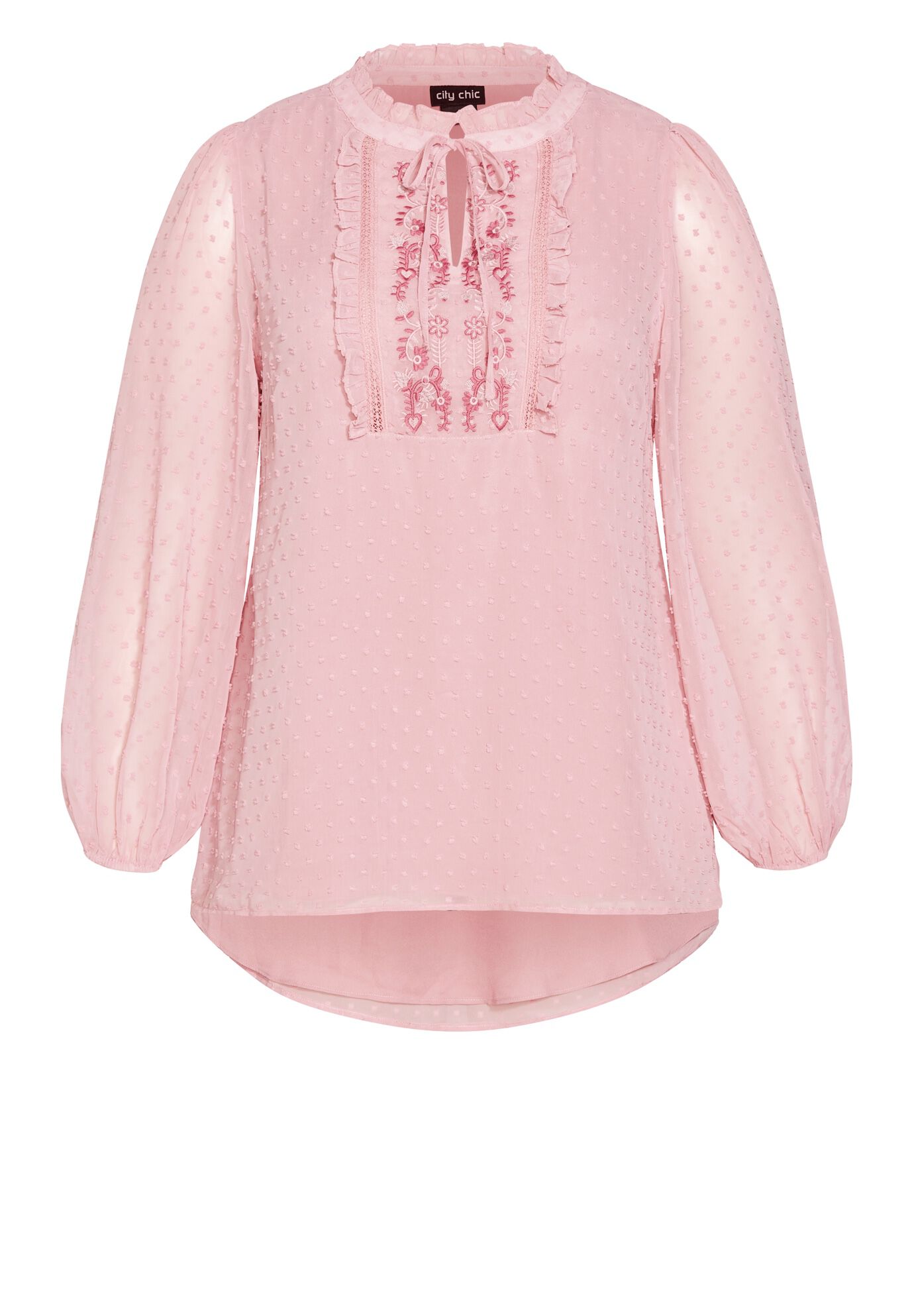 Tayla Top - blush, PINK, alternate image number 3