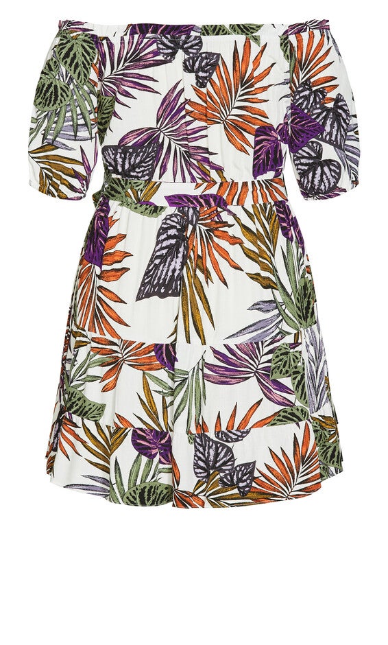 Summer Print Dress - ivory, ISLAND, alternate image number null