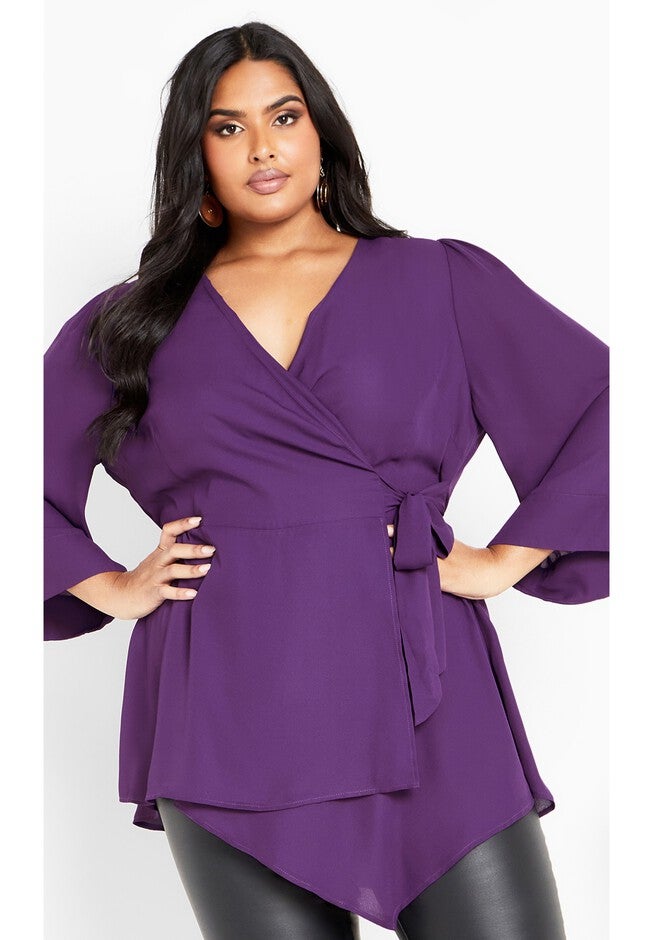 Shibara Vibes Top - petunia, PURPLE, hi-res image number null