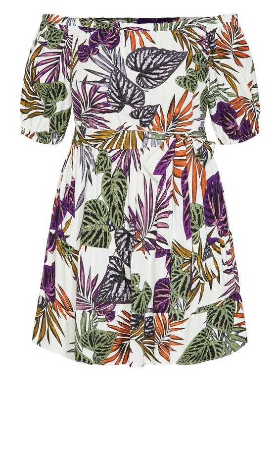 Summer Print Dress - ivory, ISLAND, alternate image number null