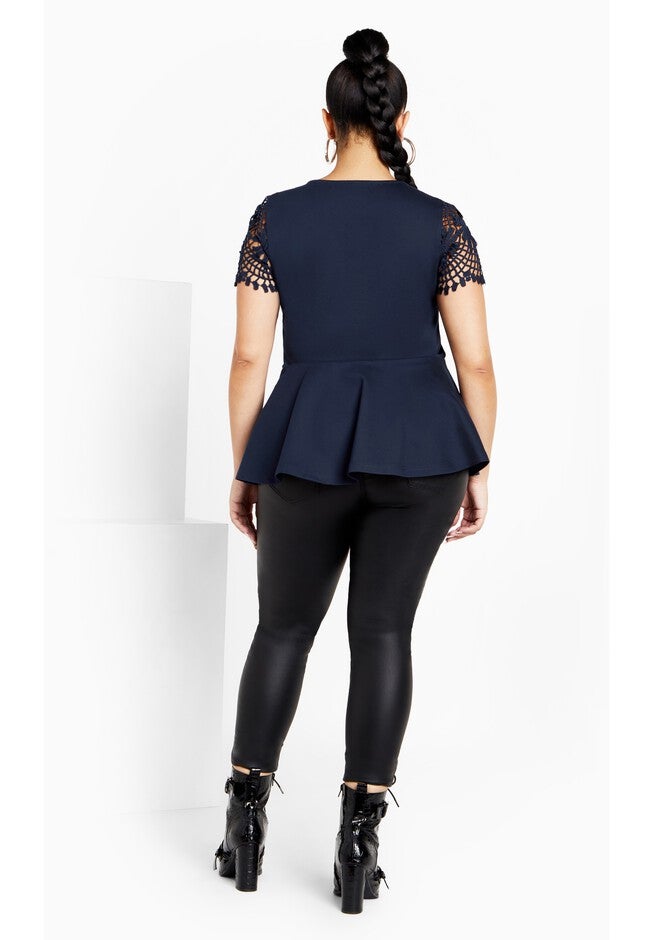 Amy Top - navy, BLUE, alternate image number 4