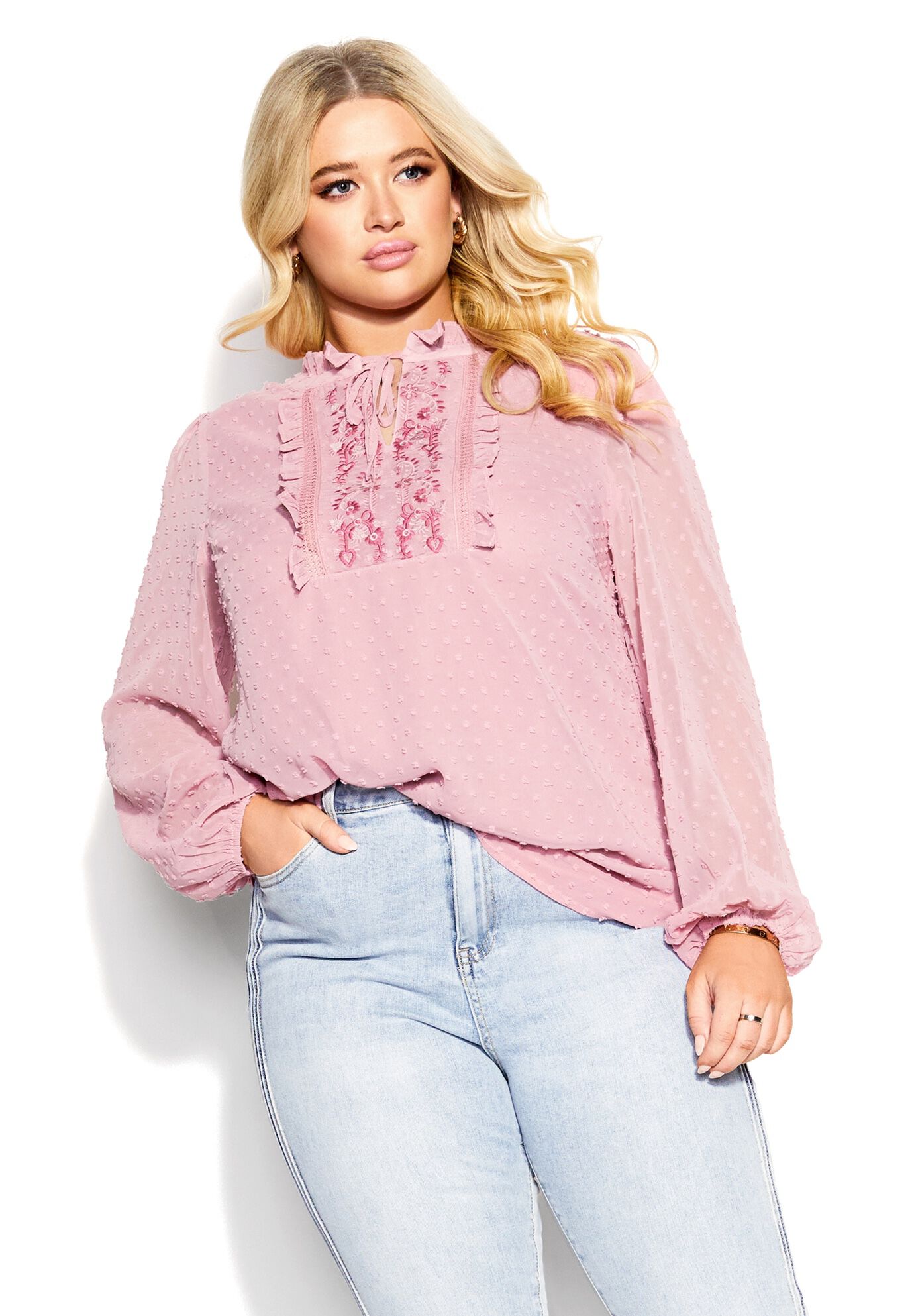 Tayla Top - blush, PINK, hi-res image number 0
