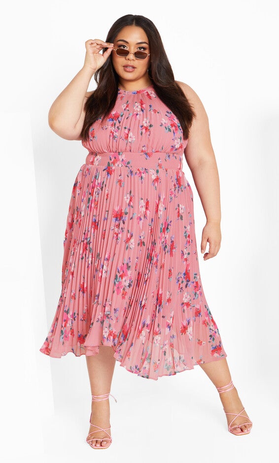 Miriam Print Dress - blush, BLUSH LOTTE BUNCH, alternate image number 4