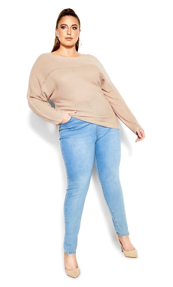 Romance Sweater - soft sand, BEIGE, alternate image number 2