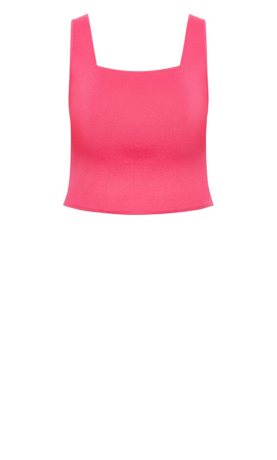 Lanie Compact Knit Top - vibrant pink, PINK, alternate image number 6