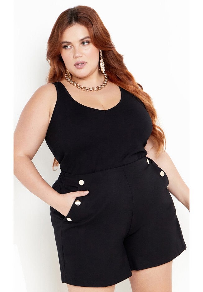 Maya Short - black, BLACK, on-hover image number 1