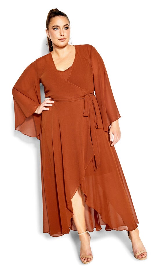 Fleetwood Maxi Dress - ginger, GINGER, alternate image number null