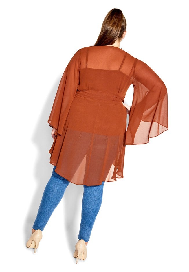 Fleetwood Tunic - ginger, ORANGE, alternate image number null