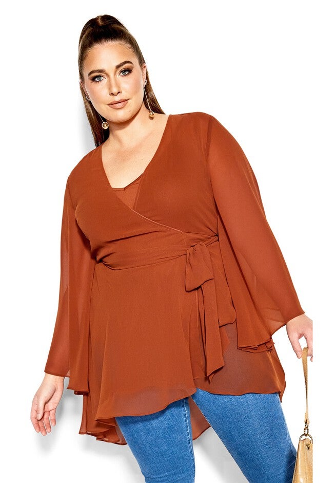 Fleetwood Tunic - ginger, ORANGE, hi-res image number null