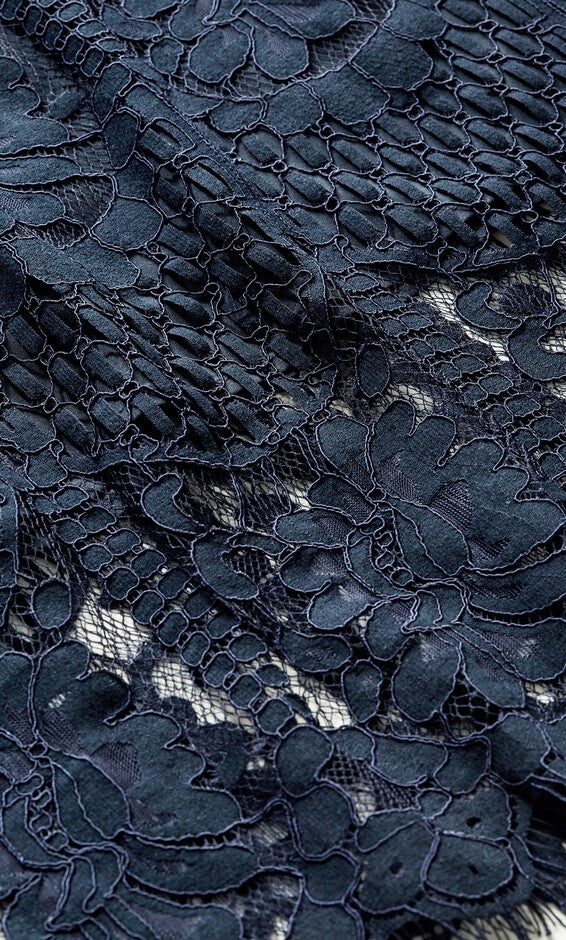 Pippa Lace Dress - navy, NAVY, alternate image number null