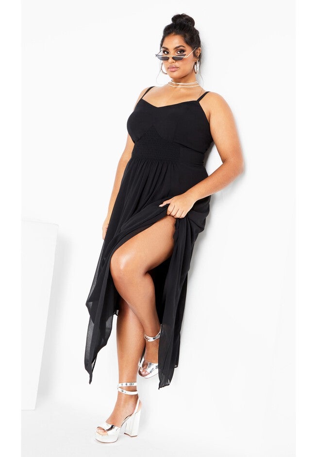 Maxine Maxi Dress - black, BLACK, on-hover image number 1