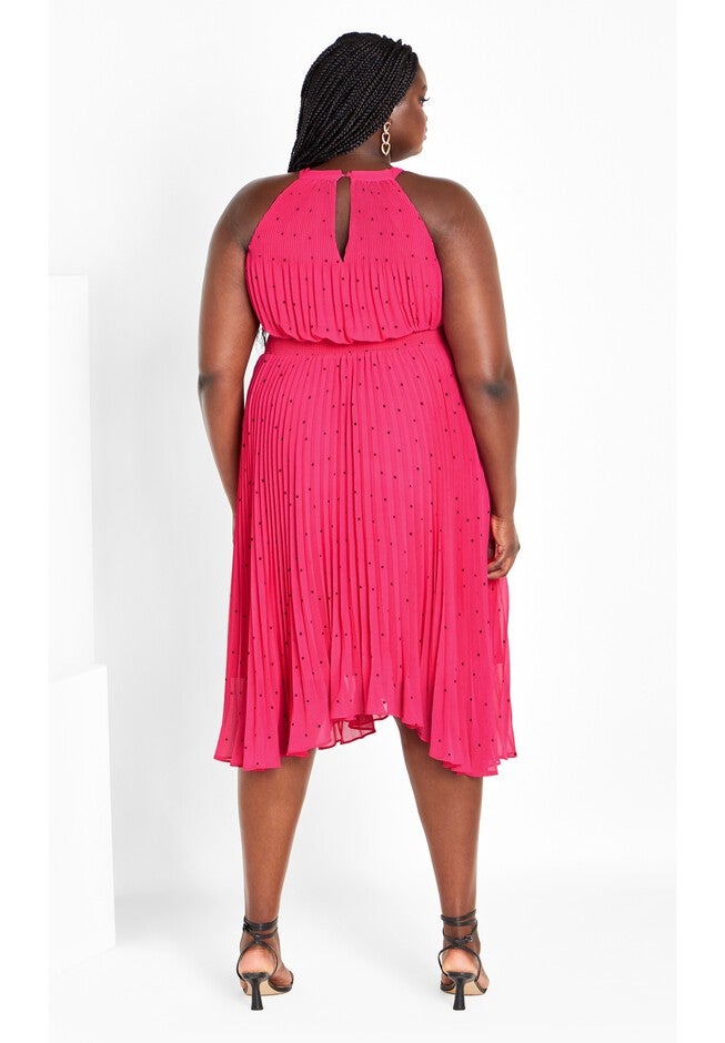 DRESS MIRIAM PRT, BLACK, alternate image number 4