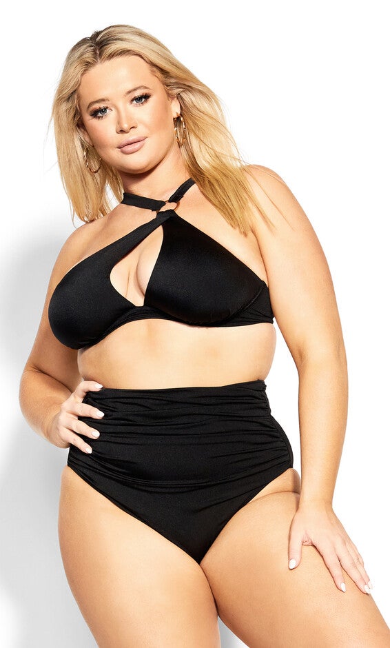 Alena Underwire Bikini Top - black, BLACK, alternate image number 4
