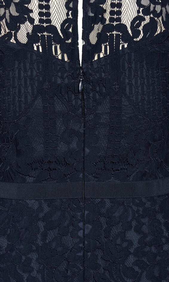 Pippa Lace Dress - navy, NAVY, alternate image number null