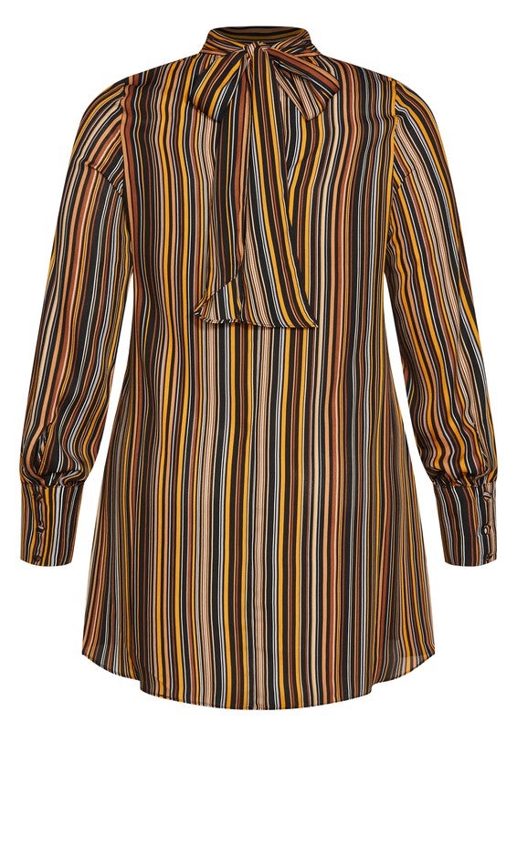 Intrigue Tunic - cinnamon, BLACK, alternate image number null