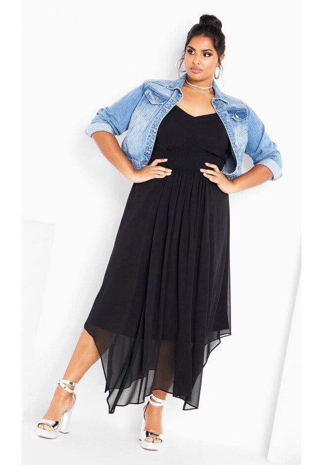 Maxine Maxi Dress - black, BLACK, alternate image number 2