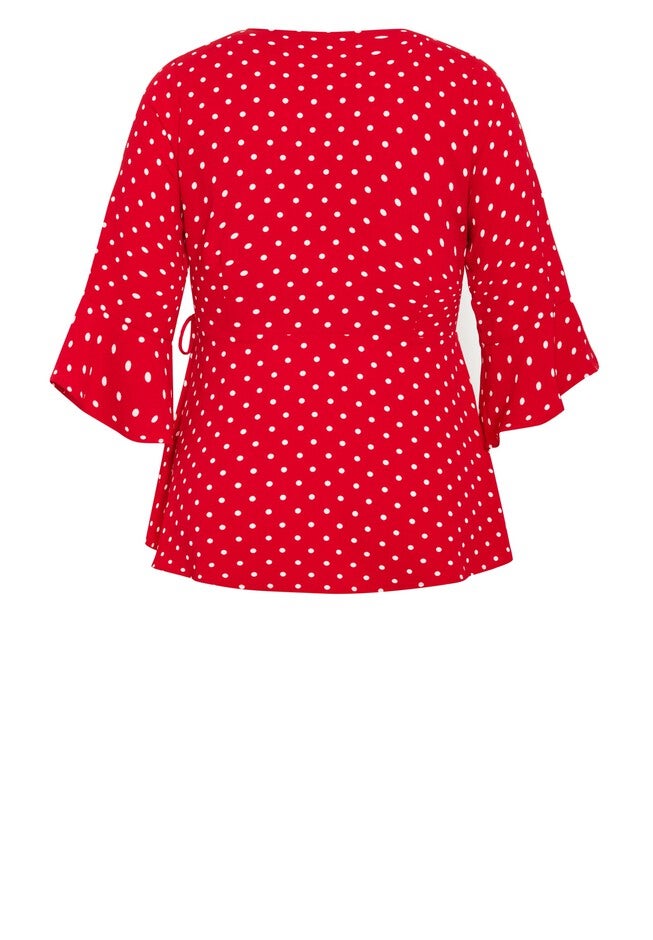 Fresh Spot Top - tango red, RED, alternate image number 4