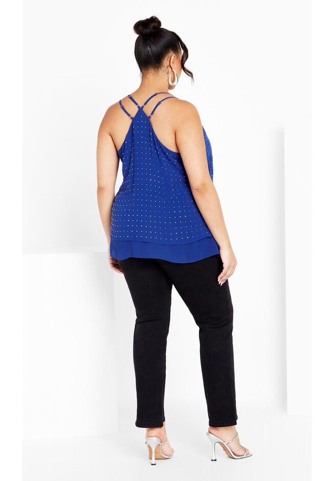 Strappy Nail Top - lapis, BLUE, alternate image number 2