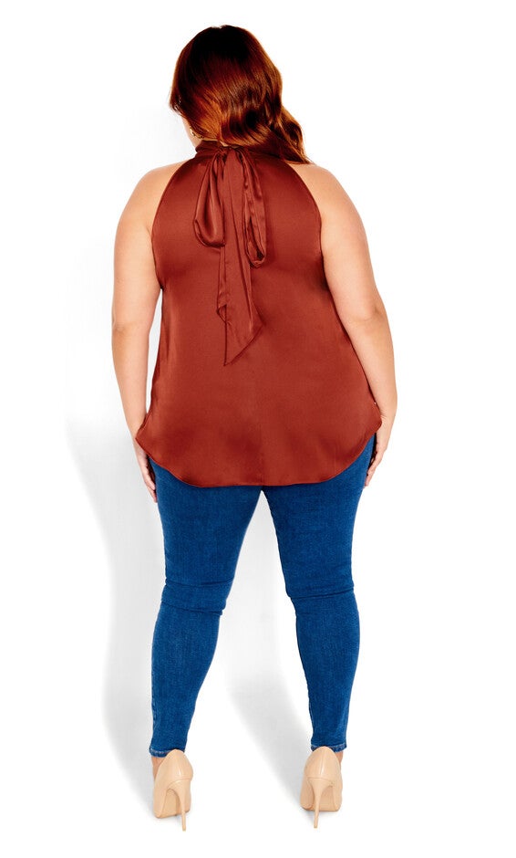 Sexy Shine Top - toffee, BROWN, alternate image number 4