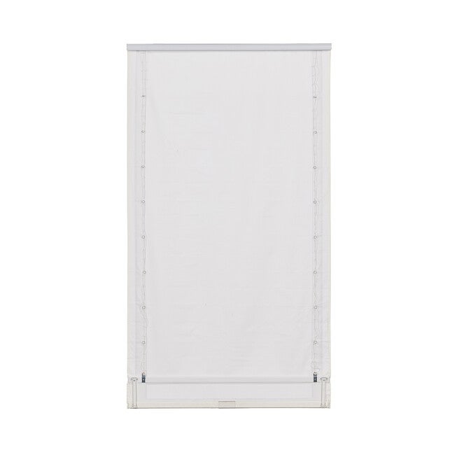 Cordless Inset Border Flat Roman Shade, , alternate image number 3