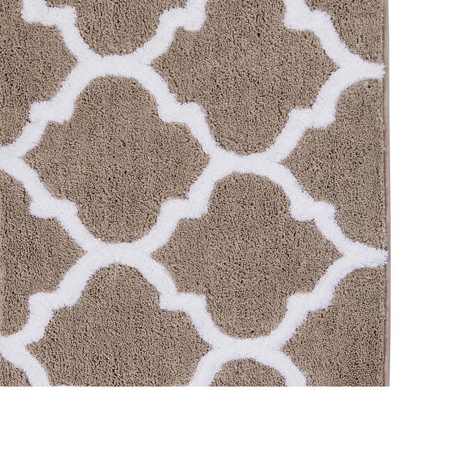 Marrakesh Collection 100% Polyester 3 Piece (17 inches X 24 inches | 20 inches X 20 inches | 21 inches X 34 inches) Bath Rug Set, , alternate image number 2