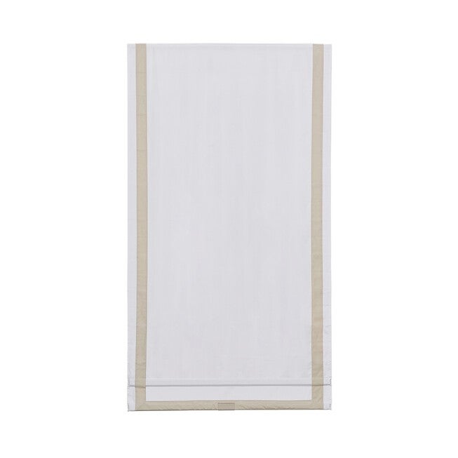 Cordless Inset Border Flat Roman Shade, , alternate image number 2