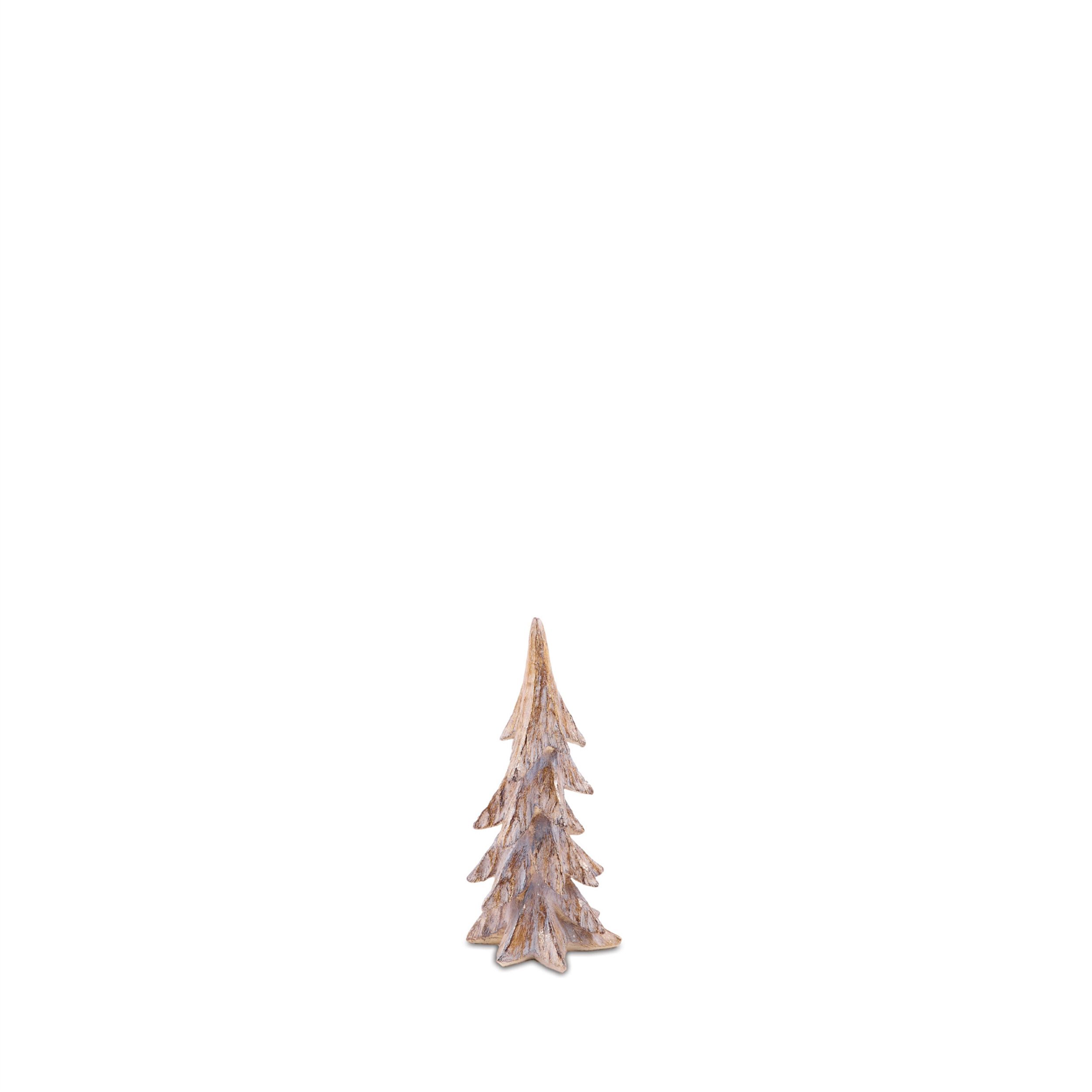 Carved Pine Tree (Set of 3), BROWN GOLD, alternate image number 5