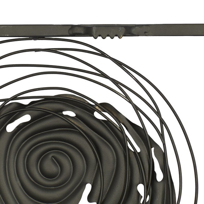 Set Of 2 Black Metal Contemporary Wall Decor, , on-hover image number 1
