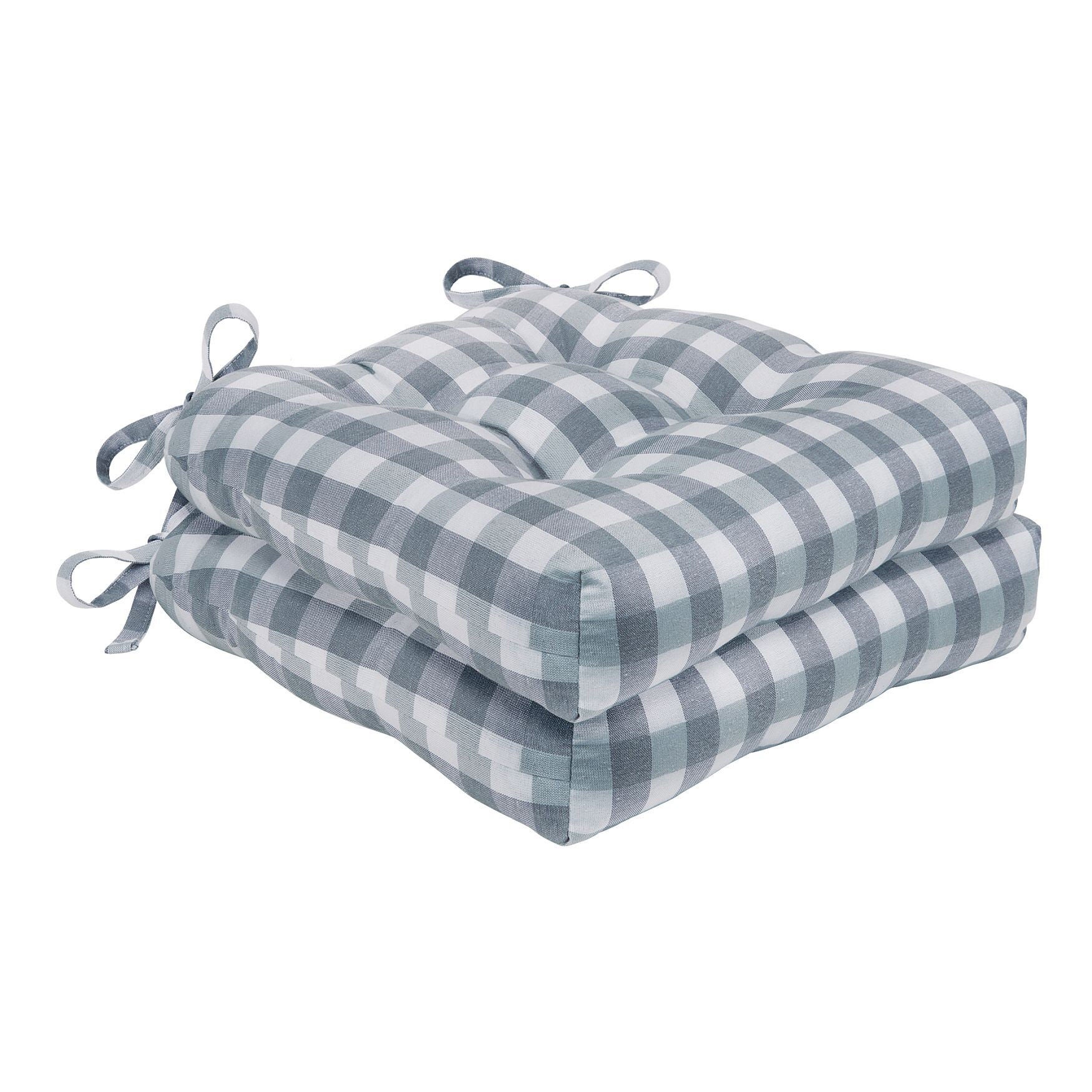 Buffalo check chair best sale cushion