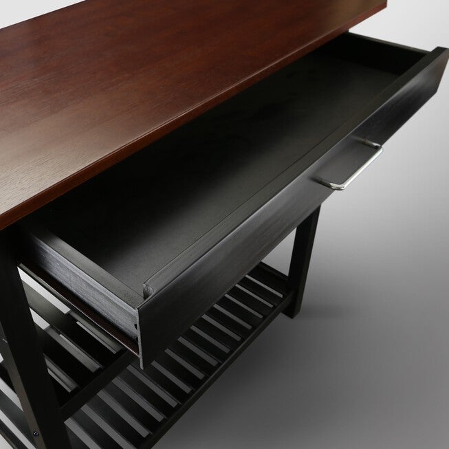 Kitchen Island with Solid Wood Top, , alternate image number 8