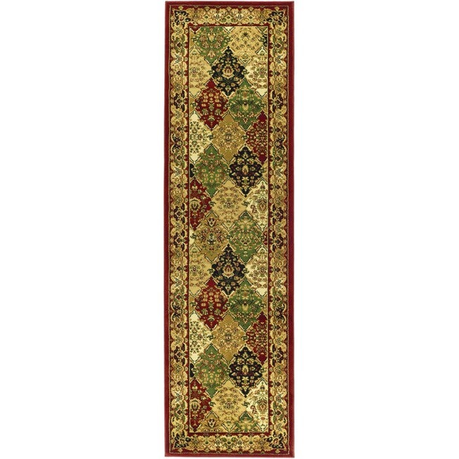 Lyndhurst 221 Multi / Red 2'-3 inches X 20' Runner Rug, MULTI RED, hi-res image number null