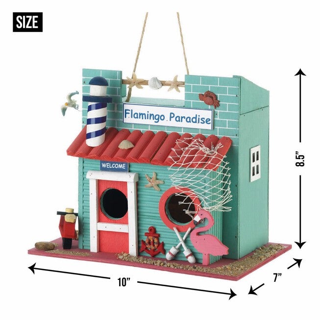 Flamingo Paradise Birdhouse, , alternate image number 2