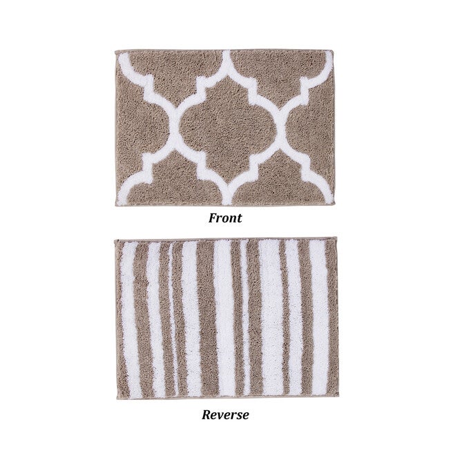 Marrakesh Collection 100% Polyester 3 Piece (17 inches X 24 inches | 20 inches X 20 inches | 21 inches X 34 inches) Bath Rug Set, , alternate image number 3