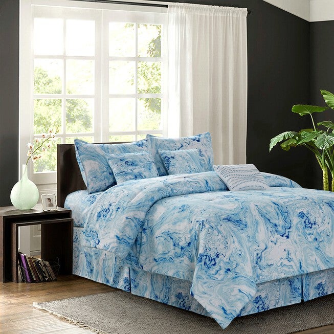 Carrera Comforter Set, BLUE, hi-res image number null