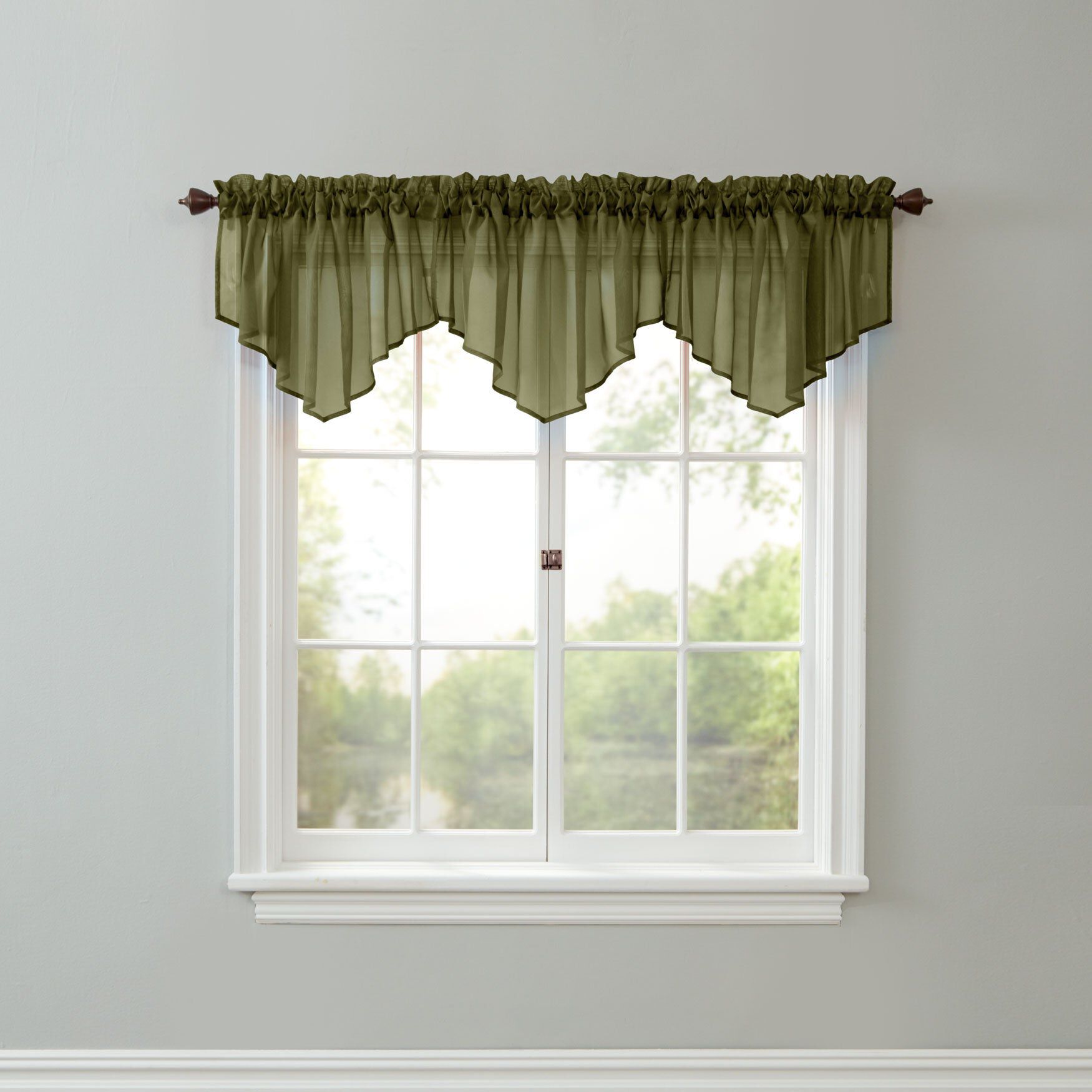 BH Studio Sheer Voile Ascot Valance