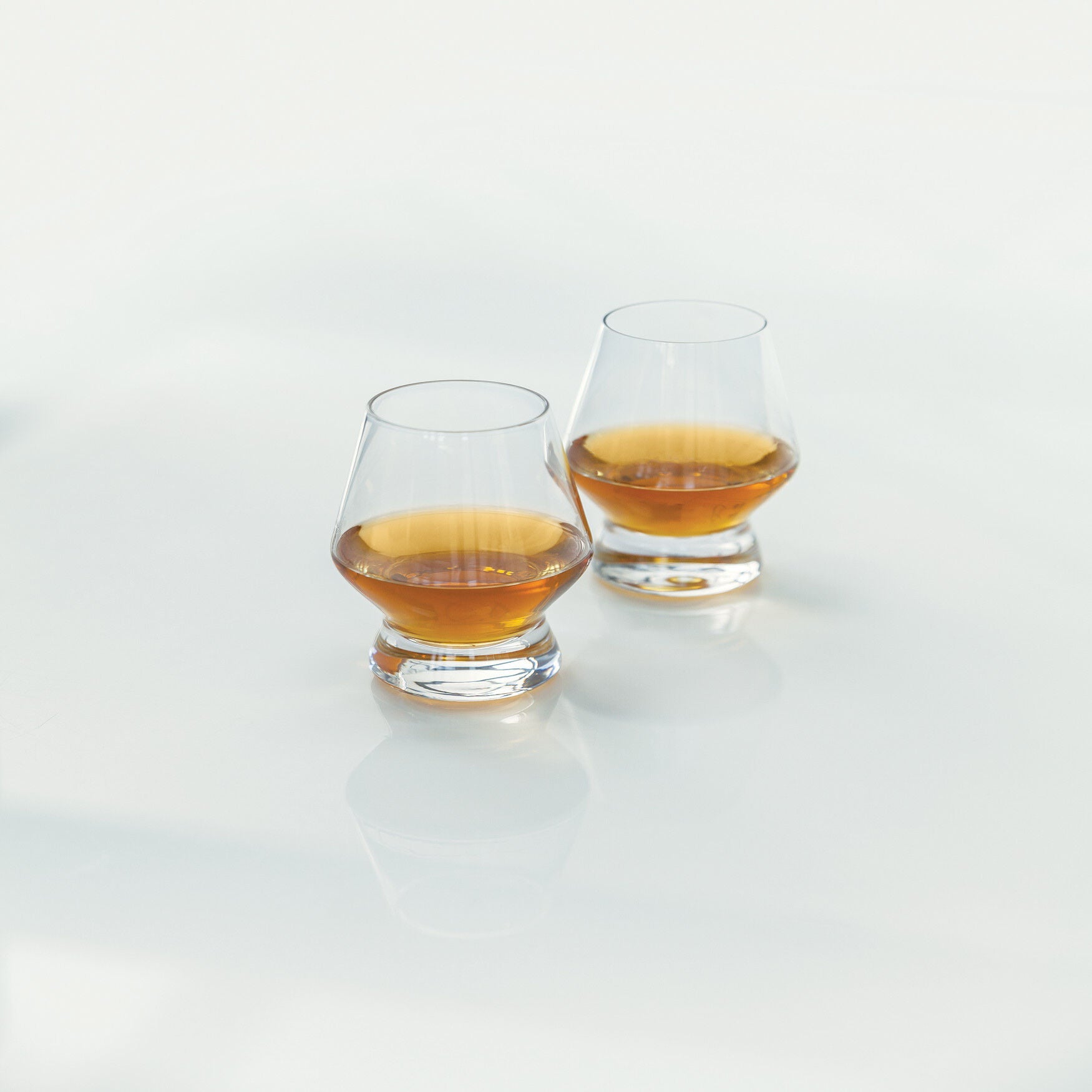 Footed Crystal Scotch Glasses Eloquii