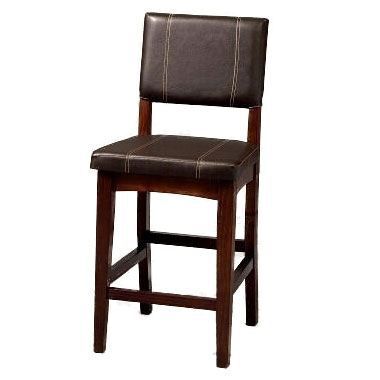 Bar Stool, 17&frac34;"Wx19&frac12;"Dx30 inchesH, BROWN, hi-res image number 0