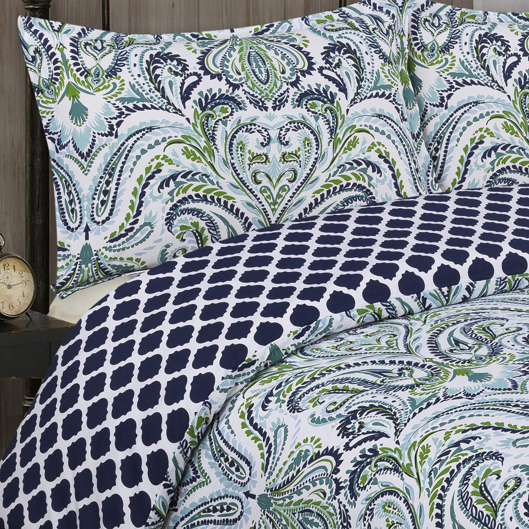 Provence Paisley Comforter Set, , on-hover image number 1