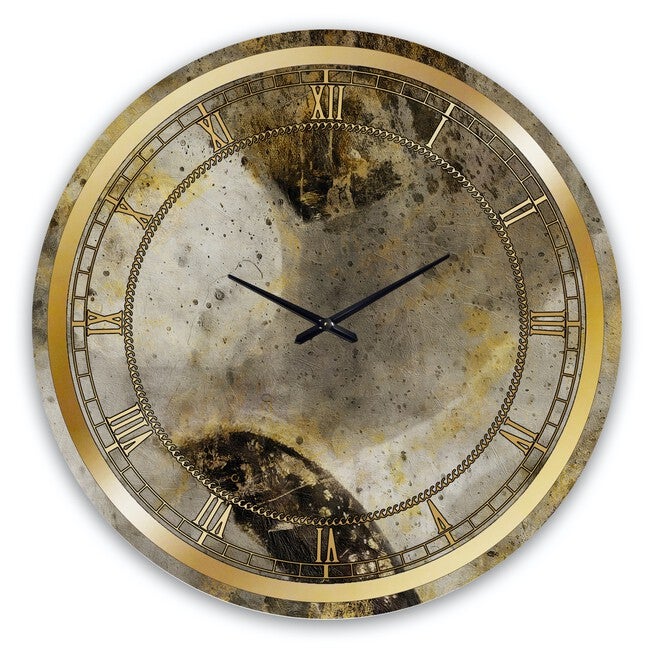 Glam Gold Desert Neutral Glam Wall Clock, , alternate image number 2