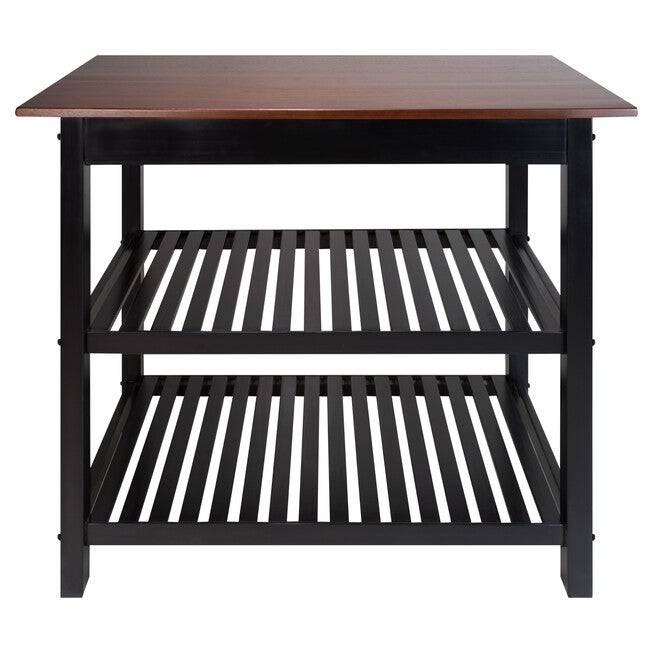 Kitchen Island with Solid Wood Top, , on-hover image number 1