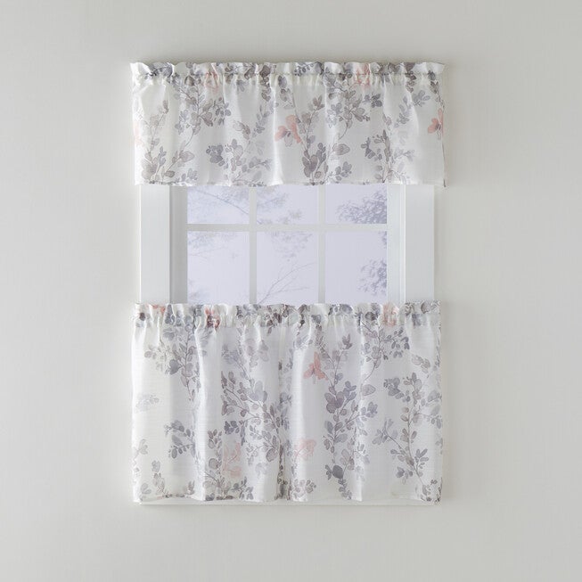Refresh Sun-Safe Floral Valance 54 inches x 13 inches, BLUSH, hi-res image number 0