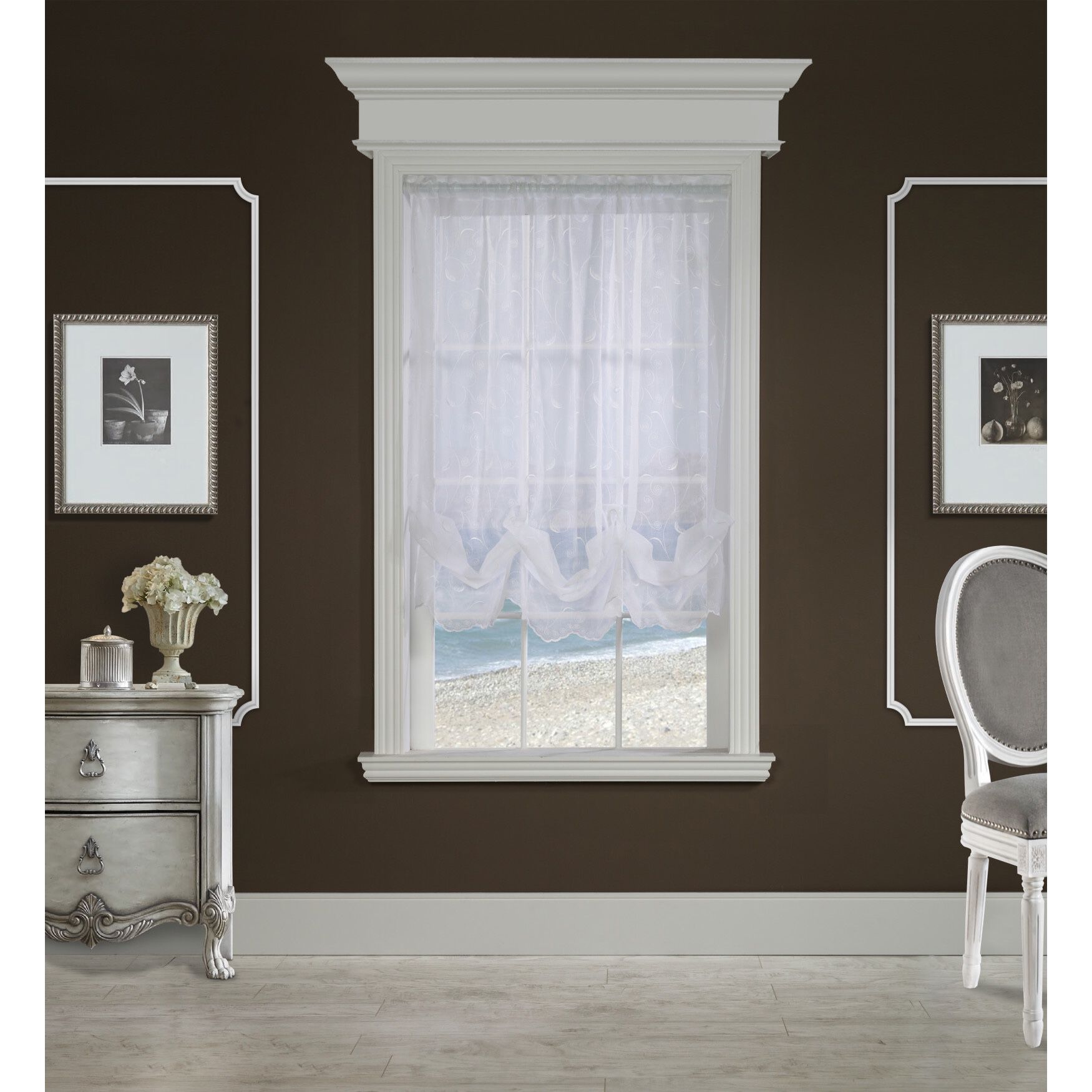 Hathaway Sheer Rod Pocket Curtain Panel